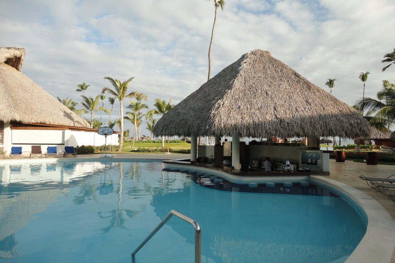 Breathless Punta Cana Resort & Spa (Adults Only) Ngoại thất bức ảnh A swim-up bar at a resort in Punta Cana, Dominican Republic